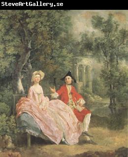 Thomas Gainsborough Conversation in a Park(perhaps the Artist and His Wife) (mk05)